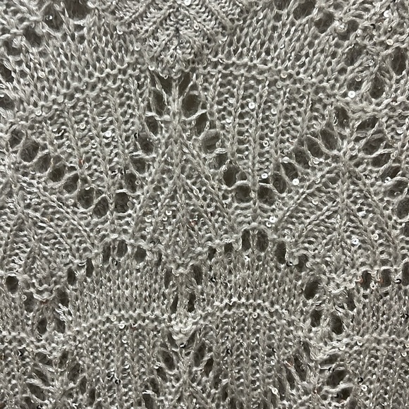 Studio Y Silver Sequins Embellished. Size Small - Picture 4 of 14